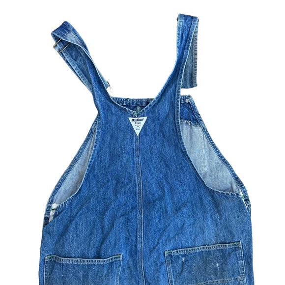 Vintage OskKosh Overalls Mens Bibs Carpenter Denim Relaxed Fit Straight 38x32 - Picture 7 of 16